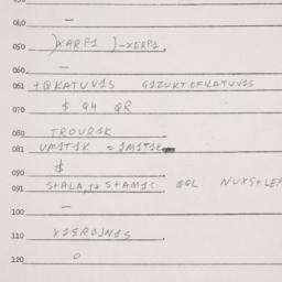 Eastern questionnaire, answ...