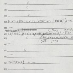 Eastern questionnaire, answ...