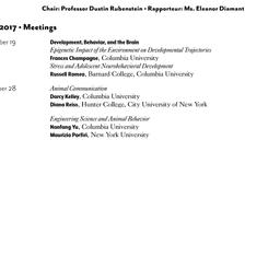 Schedules, Integrative Stud...