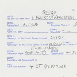 Western questionnaire, answ...