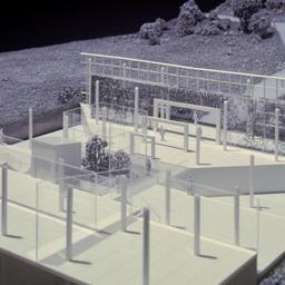 Model, interior view.