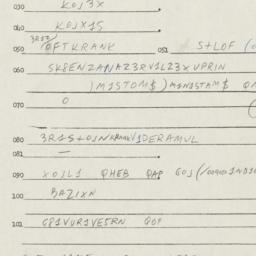 Eastern questionnaire, answ...