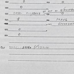 Eastern questionnaire, answ...