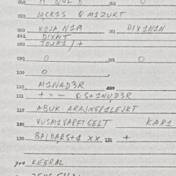 Eastern questionnaire, answ...