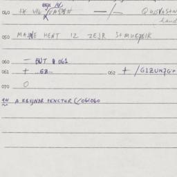 Eastern questionnaire, answ...