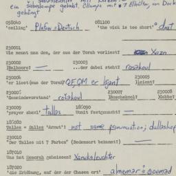 Western questionnaire, answ...