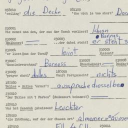 Western questionnaire, answ...