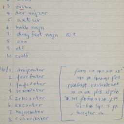 Eastern questionnaire, blue...