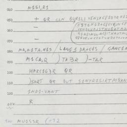 Eastern questionnaire, answ...