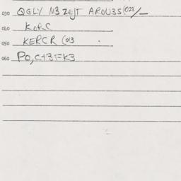 Eastern questionnaire, answ...