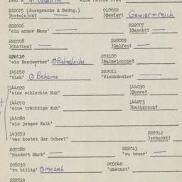 Western questionnaire, answ...