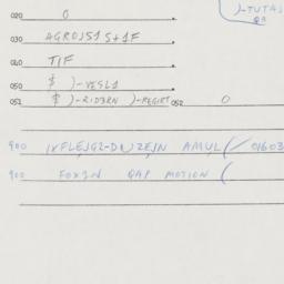 Eastern questionnaire, answ...
