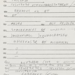 Eastern questionnaire, answ...