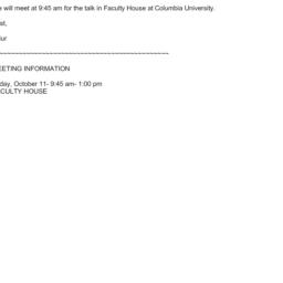 Announcements, 2013-10-11. ...