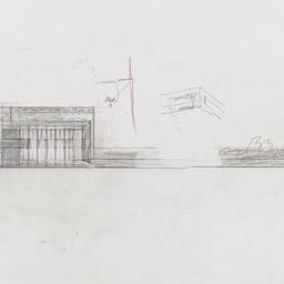 Two exterior elevations