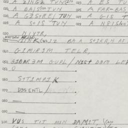 Eastern questionnaire, answ...