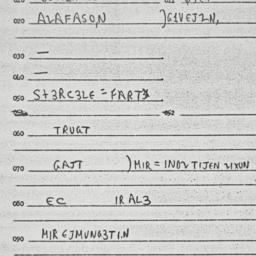 Eastern questionnaire, answ...