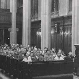 Reinhold Niebuhr preaching