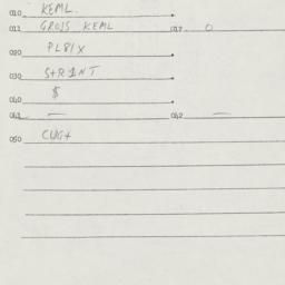Eastern questionnaire, answ...