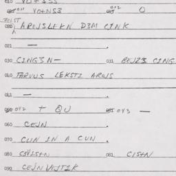 Eastern questionnaire, answ...