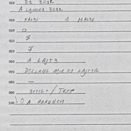 Eastern questionnaire, answ...