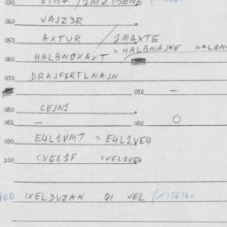 Eastern questionnaire, answ...
