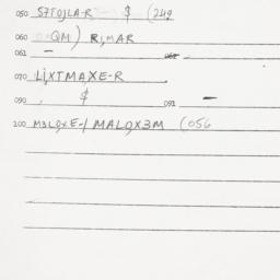 Eastern questionnaire, answ...