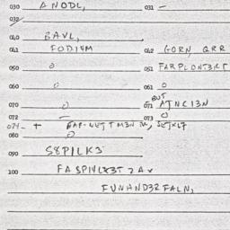 Eastern questionnaire, answ...