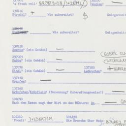 Western questionnaire, answ...