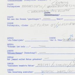 Western questionnaire, answ...