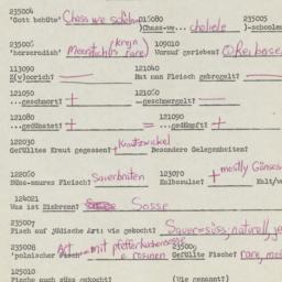 Western questionnaire, answ...
