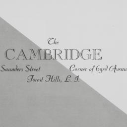 The
    Cambridge, Saunders...