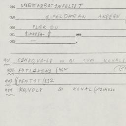 Eastern questionnaire, answ...