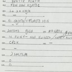 Eastern questionnaire, answ...