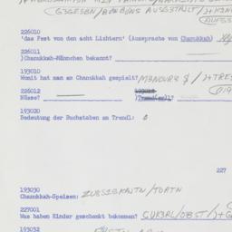 Western questionnaire, answ...