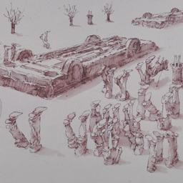 Perspective drawing, upside...