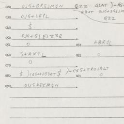 Eastern questionnaire, answ...