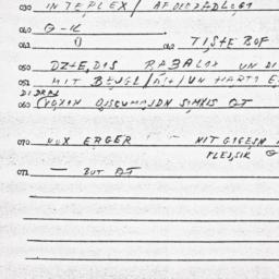 Eastern questionnaire, answ...