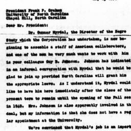Letter from Frederick P. Ke...