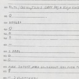 Eastern questionnaire, answ...