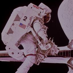 Astronaut on space walk out...