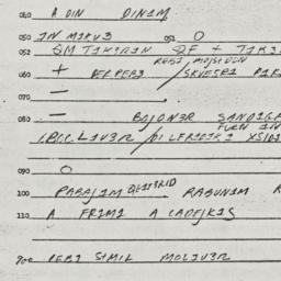 Eastern questionnaire, answ...