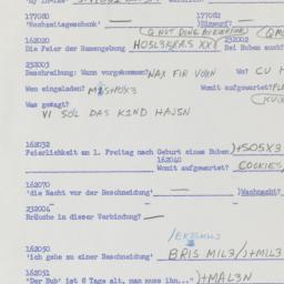 Western questionnaire, answ...