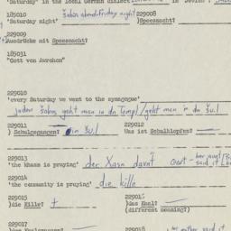 Western questionnaire, answ...