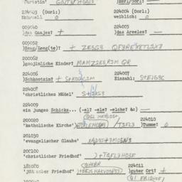 Western questionnaire, answ...