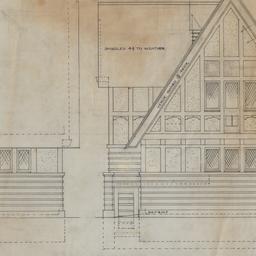 Stable south, east elevations