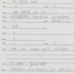 Eastern questionnaire, answ...