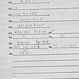 Eastern questionnaire, answ...