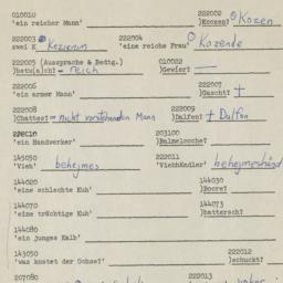 Western questionnaire, answ...