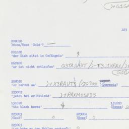 Western questionnaire, answ...